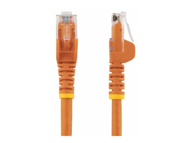 StarTech N6PATC5MOR CAT6 Patch Cable 5m Orange - Image 2