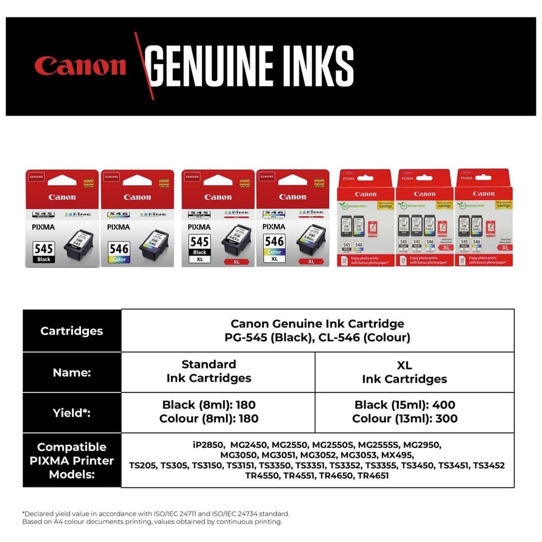Canon PG-545 Black Ink Cartridge XL - Image 2