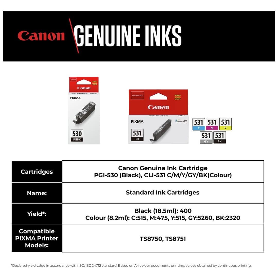 Canon CLI-531 Ink Cartridge - Cyan - Image 2