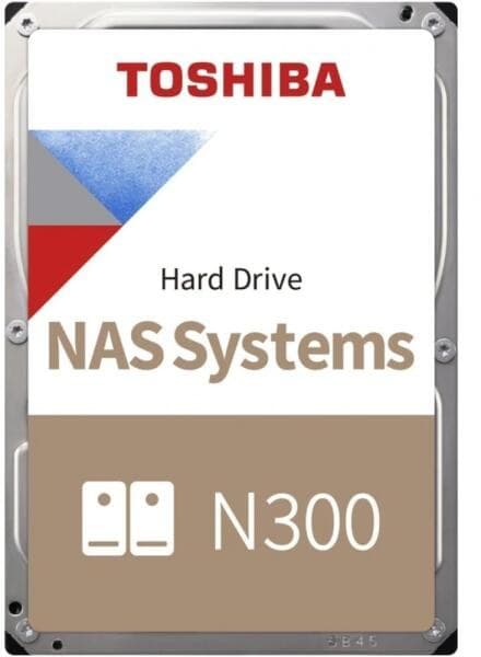 Toshiba N300 16TB Internal NAS Hard Drive, 3.5" SATA III, 7200 RPM (MN11ACA16TS)