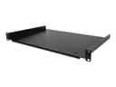 StarTech.com 1U Fixed Server Rack Mount Shelf, 12in Deep Steel Universal Cantilever Tray for 19" AV/Data/Network Equipment Rack with Cage Nuts & Screws, 55lbs Weight Capacity, 12" Deep - 1U Network Rack Shelf - rack shelf - 1U thumbnail 1