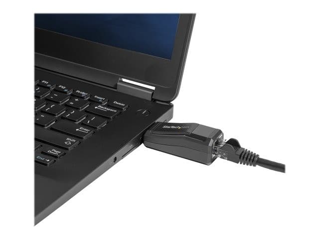 StarTech.com USB 3.0 to Gigabit Ethernet NIC Network Adapter - 10/100/100 Mbps Network Adapter - USB to Ethernet LAN Adapter - USB to RJ45 (USB31000NDS) - network adapter - USB 3.0 - Gigabit Ethernet - Image 1