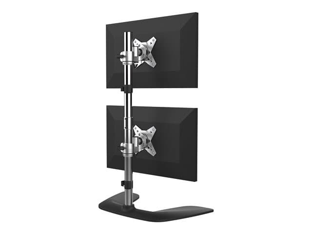 STARTECH Vertical Dual Monitor Stand Silver - Image 2