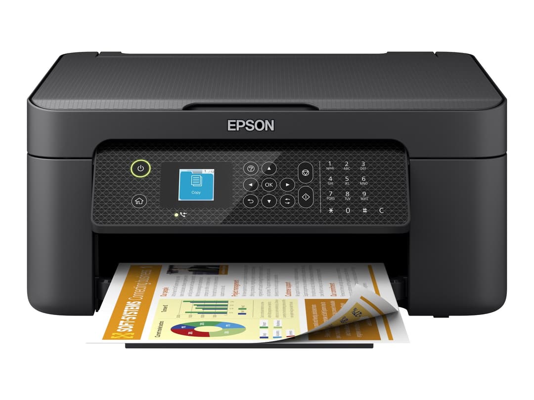 Epson WorkForce WF-2910DWF A4 Colour Multifunction Wireless Inkjet Printer with Fax - Image 1