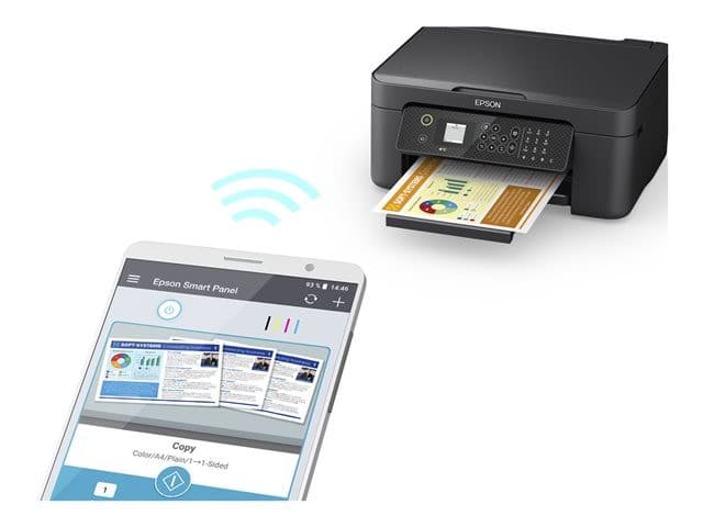 Epson WorkForce WF-2910DWF A4 Colour Multifunction Wireless Inkjet Printer with Fax - Image 7