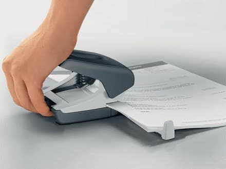 Leitz Cosy Hole Punch 2-Hole 30 Sheets - Velvet Grey - Image 3