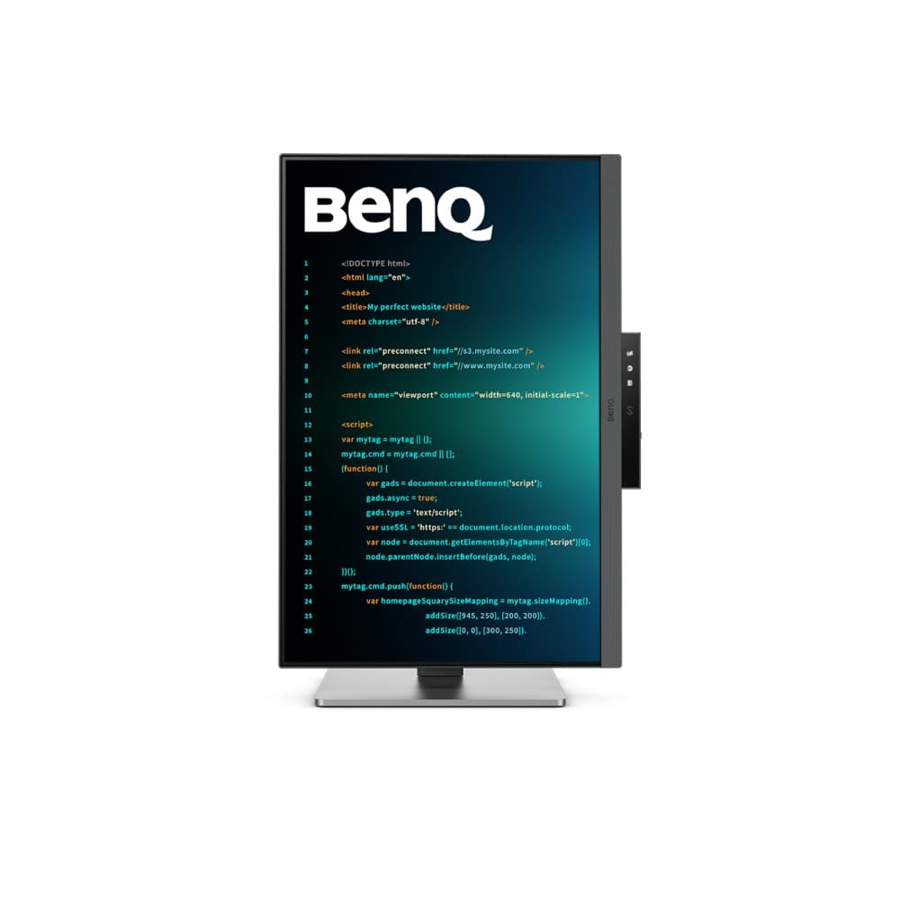 BenQ RD240Q 24" IPS WQXGA USB-C Height adjustable Programming monitor Black - Image 4