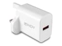 Lindy 18W USB Type A Charger White (73415) thumbnail 1