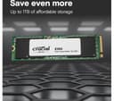 Crucial E100 M.2 2280 PCIe Gen4 NVMe Internal SSD - 1TB thumbnail 3
