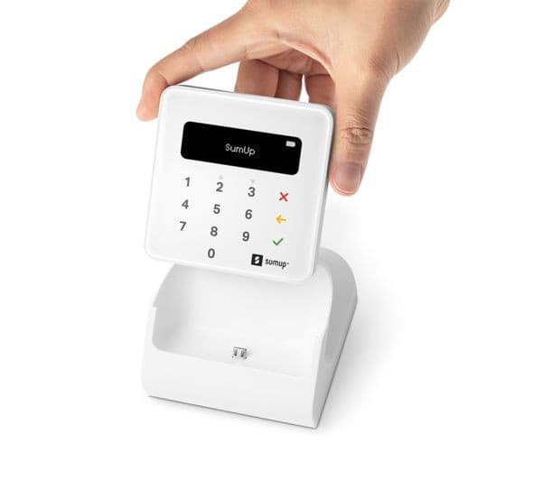 SumUp Air Card Reader & Charging Station Bundle - White - Image 5