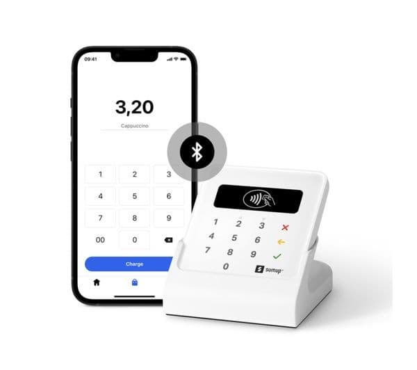 SumUp Air Card Reader & Charging Station Bundle - White - Image 7