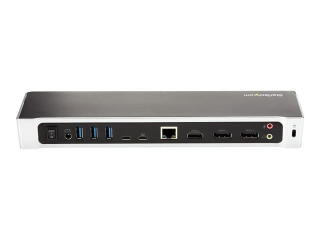 StarTech.com 4K USB-C Dock - Triple Monitor - Mac & Windows - 60W USB PD (DK30CH2DPPDU) - docking station - USB-C - HDMI, 2 x DP - 1GbE - Image 4