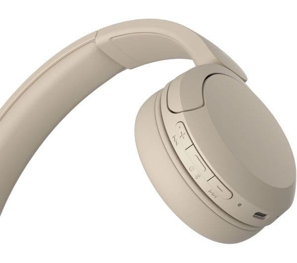 Sony WH-CH520 Wireless Headphones - Beige - Image 3