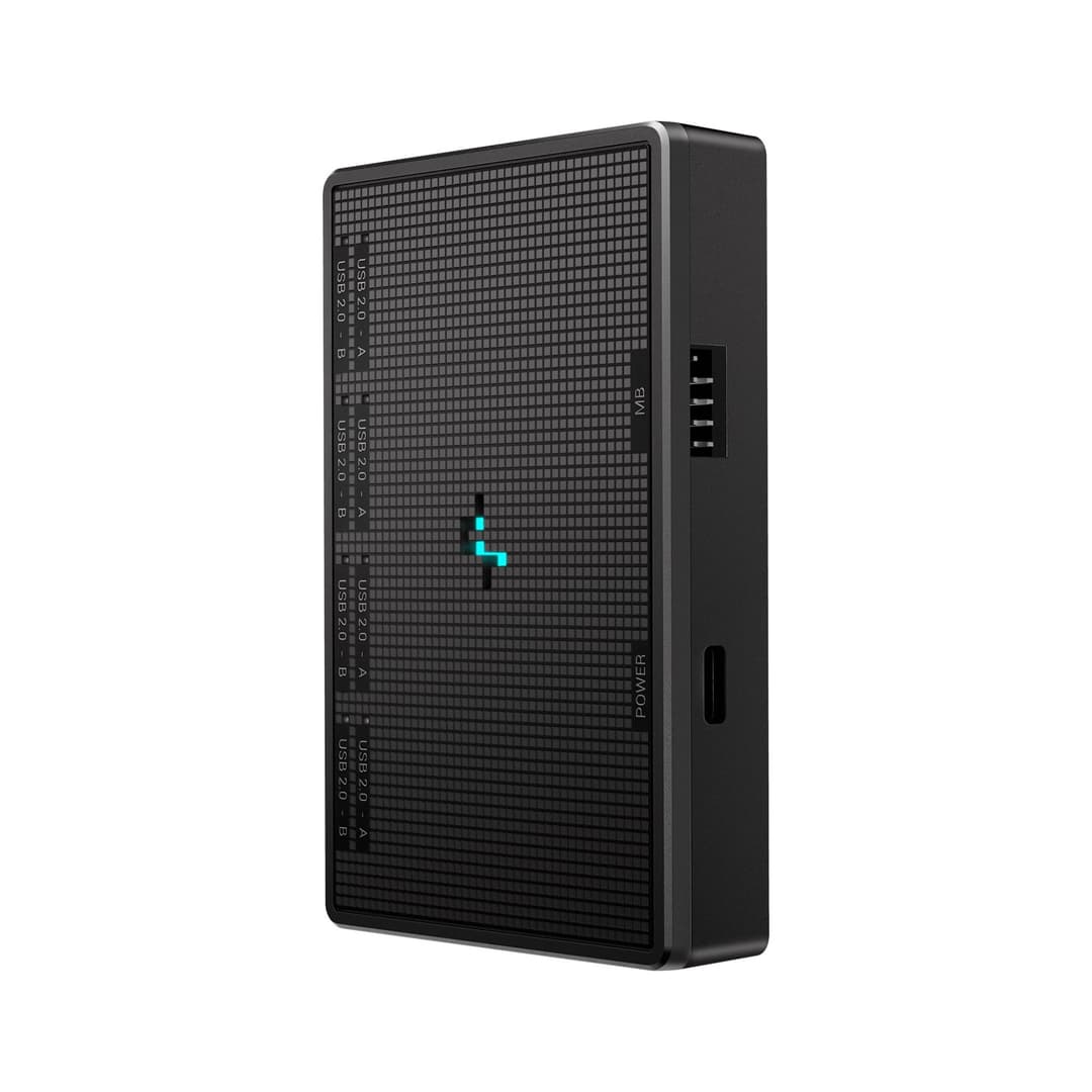DeepCool UH-04 Internal 4-Port 9-pin USB 2.0 Hub - Black - Image 4