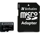 Verbatim Pro Class 10 U3 V30 microSD Memory Card with SD Adapter - 32GB thumbnail 1