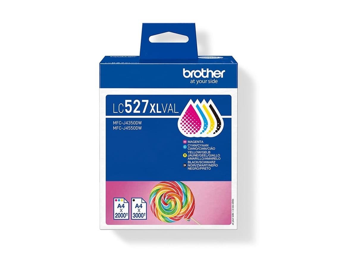Brother LC527XL Value Pack 4-Pack Ink Cartridge