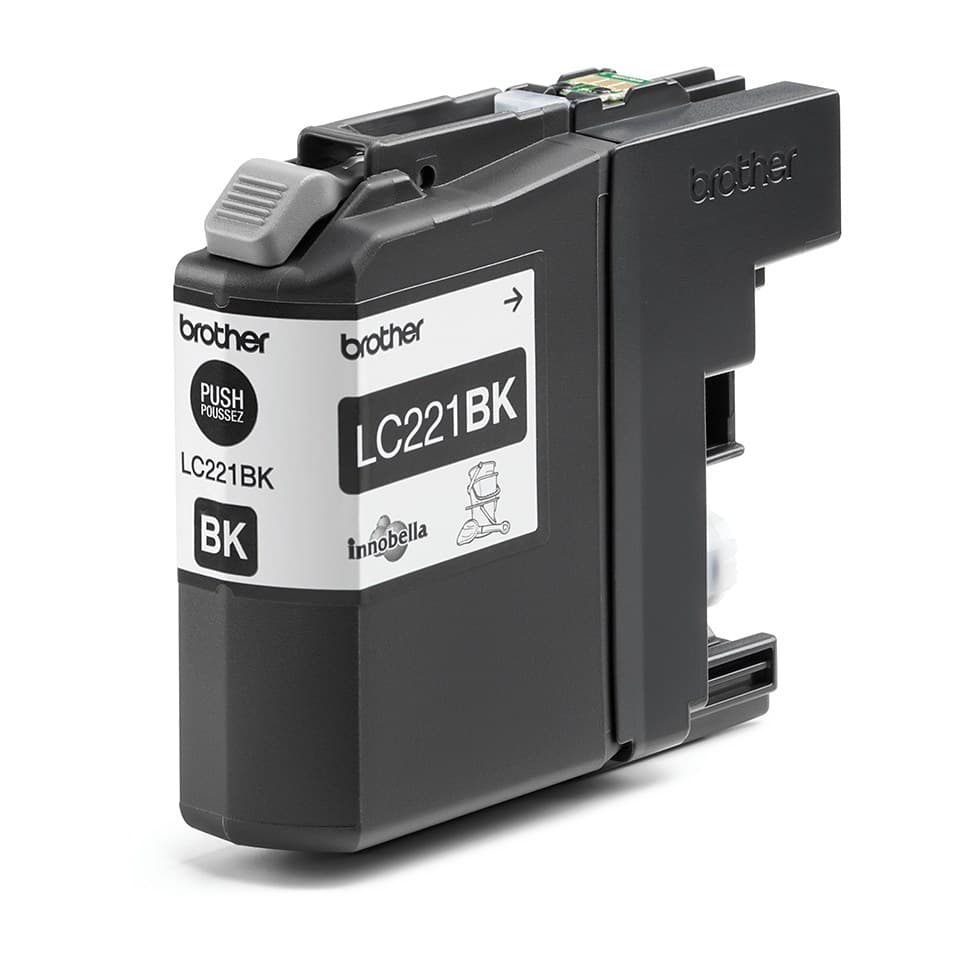 Brother LC221BK Original Ink Cartridge, 260 Pages - Black - Image 2