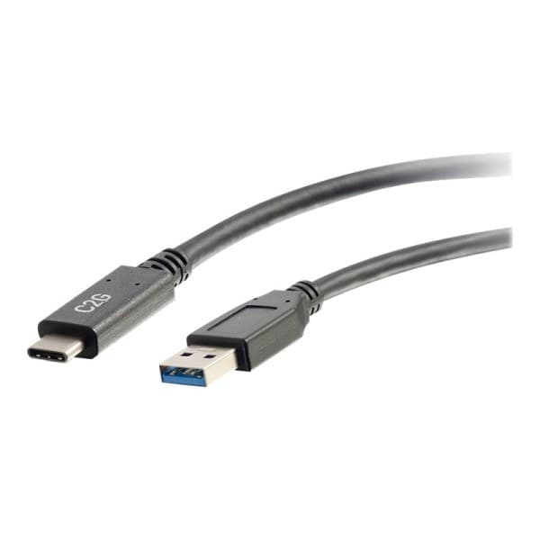 C2G USB 3.0 SuperSpeed 5Gbps USB-C to USB-A Cable M/M (USB-IF Certified) 0.9m - Black