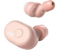 JVC HA-A10T True Wireless Bluetooth Earphones with Memory Foam Earpieces - Pink - Image 1