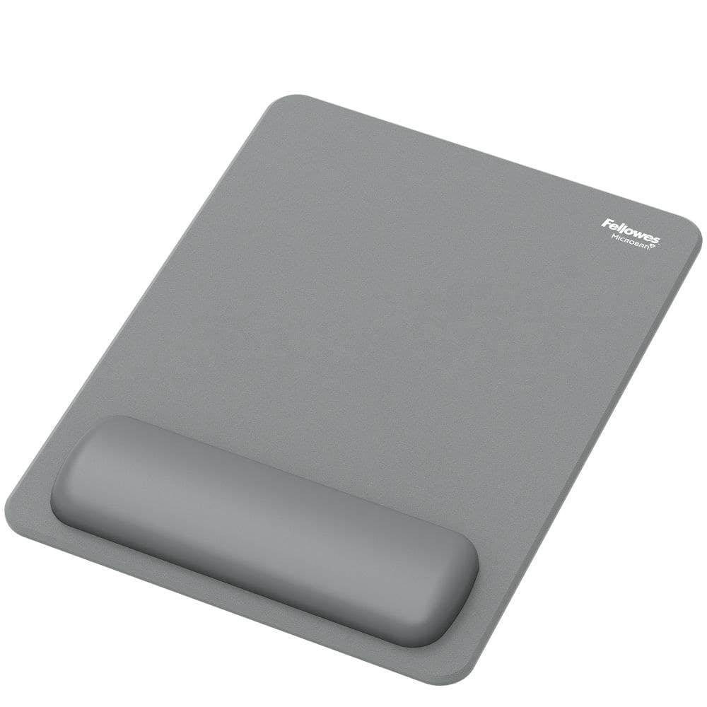 Fellowes Breyta XL Mouse Mat Wrist Support - Grey - Image 1