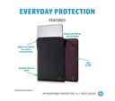 HP Reversible Protective Laptop Sleeve 14.1" - Grey/Mauve thumbnail 4