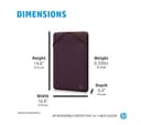 HP Reversible Protective Laptop Sleeve 14.1" - Grey/Mauve thumbnail 5