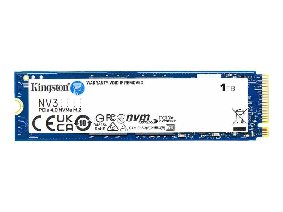 Kingston NV3 M.2 2280 NVMe PCIe 4.0 SSD 1TB - Image 1