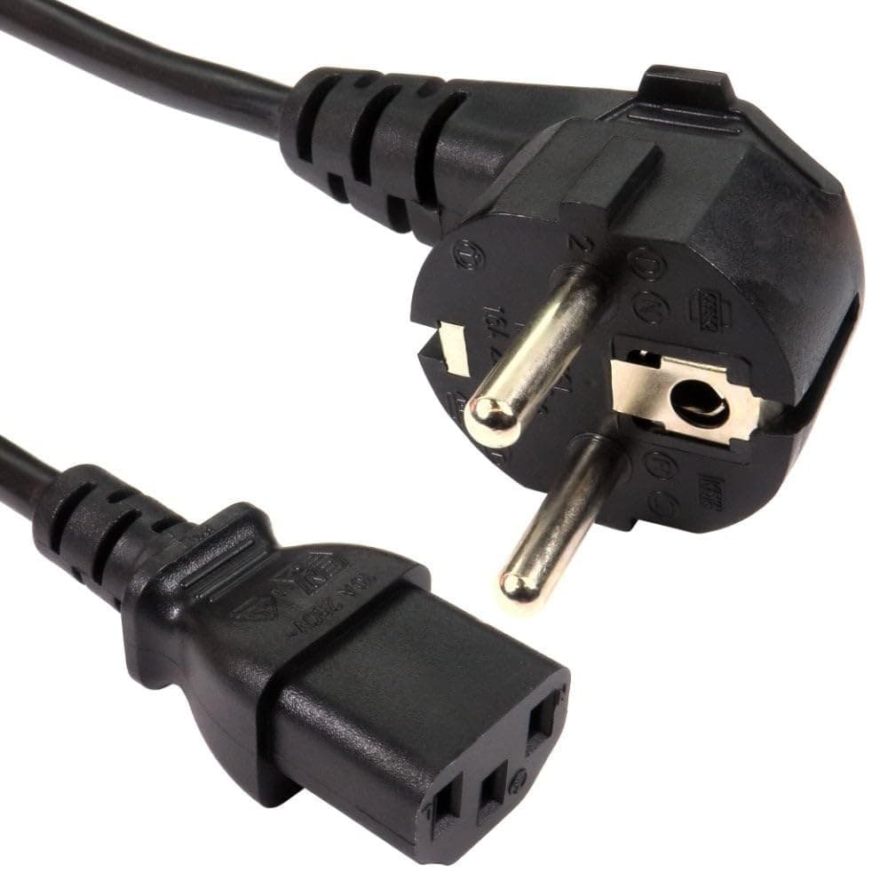Cables Direct 5m Euro Plug to IEC C13 Mains Cable
