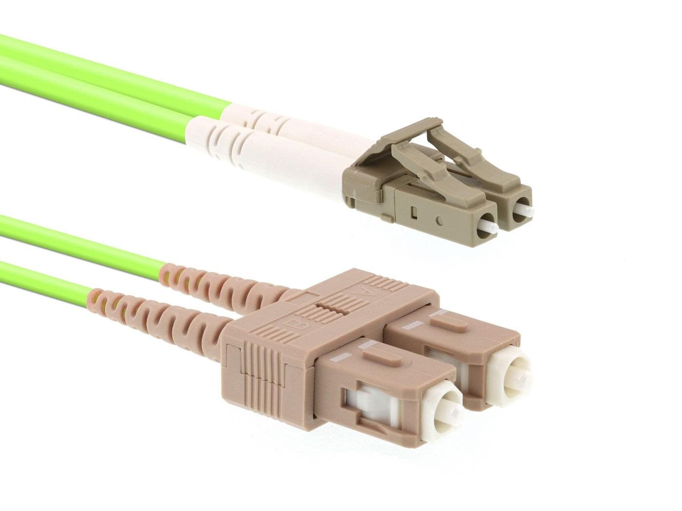 Mercodan Fibre Patch Cable LC-SC OM5 Duplex - Green