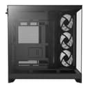 NZXT H9 Flow (2025) Tempered Glass Dual Chamber Mid Tower PC Case - Black thumbnail 3