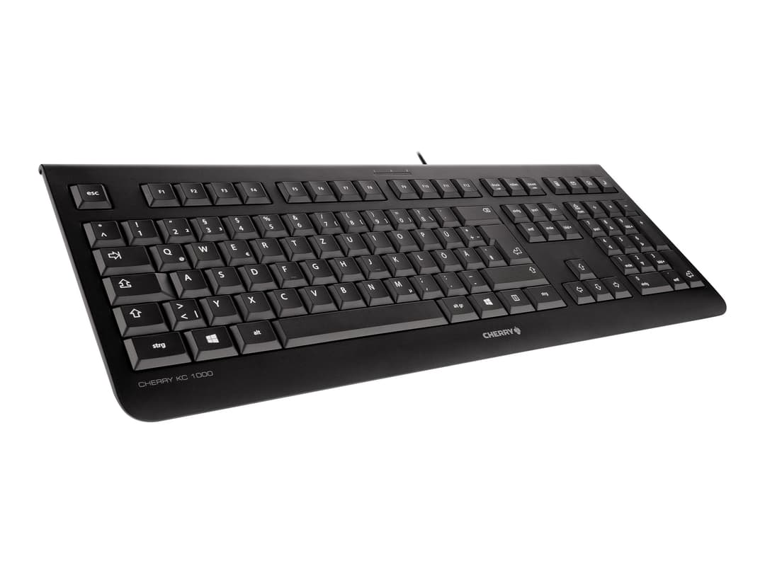 Cherry KC 1000 Keyboard Black - Image 1