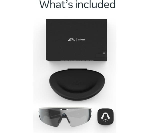 Oakley Meta Vanguard AI Glasses - White with Prizm Black Lenses - Image 8