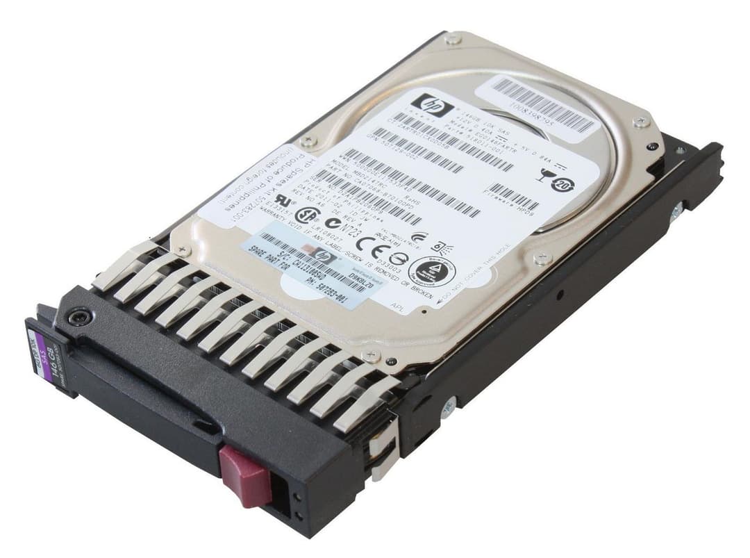 HPE 146GB 6G SAS 10K SFF (2.5in) Dual Port Enterprise Hard Drive (507609-001) - Image 1
