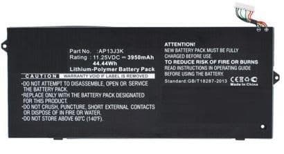 CoreParts MBXAC-BA0039 Replacement Battery for Acer Chromebook 11 C740 Series, 11.25V 3400mAh 44.43Wh Li-Pol, Black