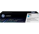HP 126A Original LaserJet Toner Cartridge (CE311A) for LaserJet Pro CP1025 - Cyan thumbnail 1