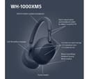 Sony WH-1000XM5 Wireless Noise-Cancelling Over-Ear Headphones - Midnight Blue thumbnail 7