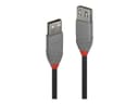Lindy 2m USB 2.0 Type A Extension Cable, Anthra Line, Black thumbnail 1