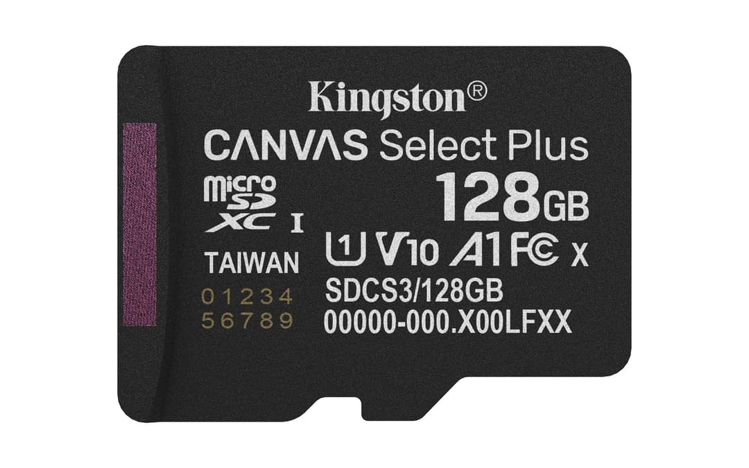 Kingston Technology 128GB microSDXC Canvas Select Plus Gen3 150MB/s A1 Card + Adapter - Image 3