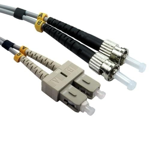 Cables Direct 15m OM1 Fibre Optic Cable, ST - SC (Multi-Mode) - Image 2