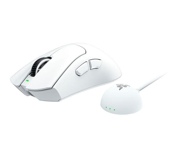 Razer DeathAdder V4 Pro Wireless Gaming Mouse - White - Image 3