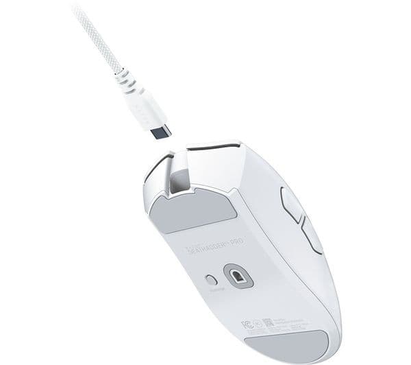 Razer DeathAdder V4 Pro Wireless Gaming Mouse - White - Image 4