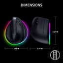 Razer Pro Click V2 Vertical Mouse - Black thumbnail 8