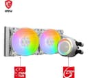 MSI MAG CORELIQUID E240 240mm ARGB Liquid CPU Cooler - White thumbnail 7