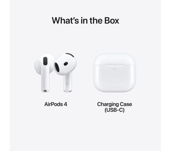 Apple AirPods 4 (Standard) Wireless Earbuds - White - Image 8