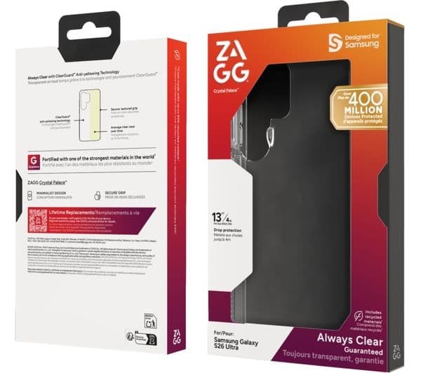 ZAGG Crystal Palace Galaxy S26 Ultra Case Clear - Image 2