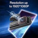 Yesido KM21 Car Dash Cam 1080P Full HD WiFi 145 Degree Wide Angle with 1.47" IPS Screen - Black thumbnail 4