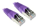 Cables Direct 5m CAT6A Patch Cable (Violet) thumbnail 1