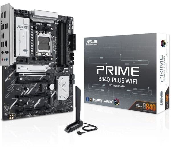 ASUS PRIME B840-PLUS WIFI AM5 ATX Motherboard Black - Image 2