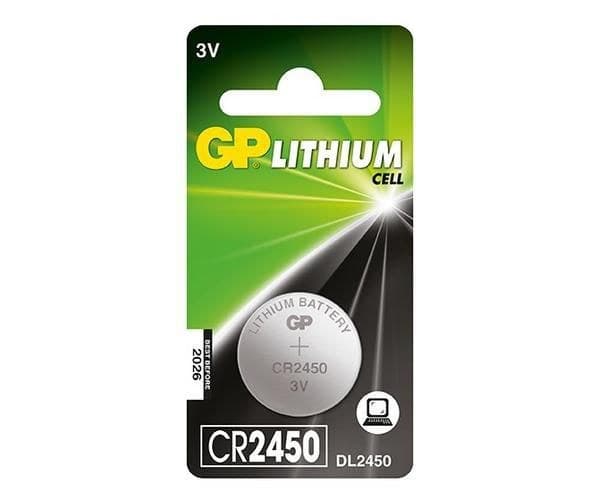 GP Lithium Button Cell Battery CR2450 3V (Pack of 1)