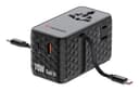 Verbatim Charge 'n' Travel 70W 2C retractable Universal Travel Adapter Black thumbnail 2